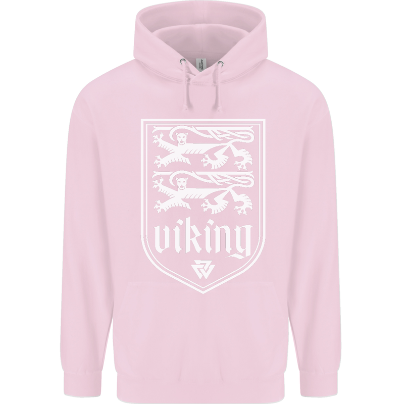 The Vikings Valknut Symbol Valhalla Lions Childrens Kids Hoodie Light Pink