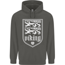 The Vikings Valknut Symbol Valhalla Lions Childrens Kids Hoodie Storm Grey