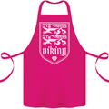 The Vikings Valknut Symbol Valhalla Lions Cotton Apron 100% Organic Pink