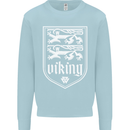 The Vikings Valknut Symbol Valhalla Lions Kids Sweatshirt Jumper Light Blue