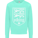 The Vikings Valknut Symbol Valhalla Lions Kids Sweatshirt Jumper Peppermint