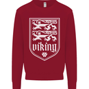 The Vikings Valknut Symbol Valhalla Lions Kids Sweatshirt Jumper Red