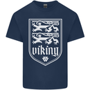 The Vikings Valknut Symbol Valhalla Lions Kids T-Shirt Childrens Navy Blue