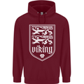 The Vikings Valknut Symbol Valhalla Lions Mens 80% Cotton Hoodie Maroon