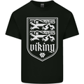 The Vikings Valknut Symbol Valhalla Lions Mens Cotton T-Shirt Tee Top Black