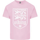 The Vikings Valknut Symbol Valhalla Lions Mens Cotton T-Shirt Tee Top Light Pink