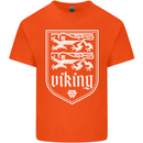 The Vikings Valknut Symbol Valhalla Lions Mens Cotton T-Shirt Tee Top Orange