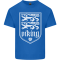 The Vikings Valknut Symbol Valhalla Lions Mens Cotton T-Shirt Tee Top Royal Blue