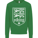 The Vikings Valknut Symbol Valhalla Lions Mens Sweatshirt Jumper Irish Green