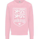 The Vikings Valknut Symbol Valhalla Lions Mens Sweatshirt Jumper Light Pink