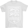 The Vikings Valknut Symbol Valhalla Lions Mens T-Shirt Cotton Gildan White