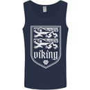 The Vikings Valknut Symbol Valhalla Lions Mens Vest Tank Top Navy Blue