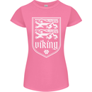 The Vikings Valknut Symbol Valhalla Lions Womens Petite Cut T-Shirt Azalea