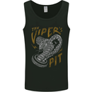 The Vipers Pit Motorcycle Motorbike Biker Mens Vest Tank Top Black