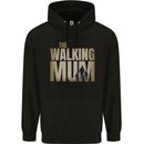 The Walking Mum Funny Mothers Day Mummy Childrens Kids Hoodie Black