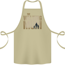 The Walking Mum Funny Mothers Day Mummy Cotton Apron 100% Organic Khaki