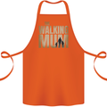 The Walking Mum Funny Mothers Day Mummy Cotton Apron 100% Organic Orange