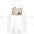 The Walking Mum Funny Mothers Day Mummy Cotton Apron 100% Organic White