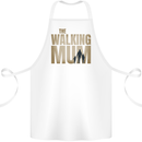 The Walking Mum Funny Mothers Day Mummy Cotton Apron 100% Organic White