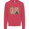 The Walking Mum Funny Mothers Day Mummy Kids Sweatshirt Jumper Heliconia