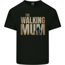 The Walking Mum Funny Mothers Day Mummy Kids T-Shirt Childrens Black