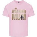The Walking Mum Funny Mothers Day Mummy Kids T-Shirt Childrens Light Pink