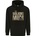 The Walking Mum Funny Mothers Day Mummy Mens 80% Cotton Hoodie Black