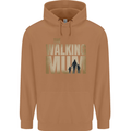 The Walking Mum Funny Mothers Day Mummy Mens 80% Cotton Hoodie Caramel Latte
