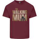 The Walking Mum Funny Mothers Day Mummy Mens Cotton T-Shirt Tee Top Maroon