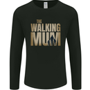 The Walking Mum Funny Mothers Day Mummy Mens Long Sleeve T-Shirt Black