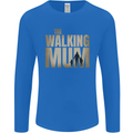 The Walking Mum Funny Mothers Day Mummy Mens Long Sleeve T-Shirt Royal Blue