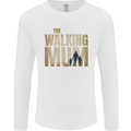 The Walking Mum Funny Mothers Day Mummy Mens Long Sleeve T-Shirt White