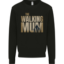 The Walking Mum Funny Mothers Day Mummy Mens Sweatshirt Jumper Black