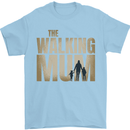 The Walking Mum Funny Mothers Day Mummy Mens T-Shirt 100% Cotton Light Blue