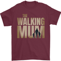 The Walking Mum Funny Mothers Day Mummy Mens T-Shirt 100% Cotton Maroon