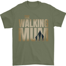The Walking Mum Funny Mothers Day Mummy Mens T-Shirt 100% Cotton Military Green