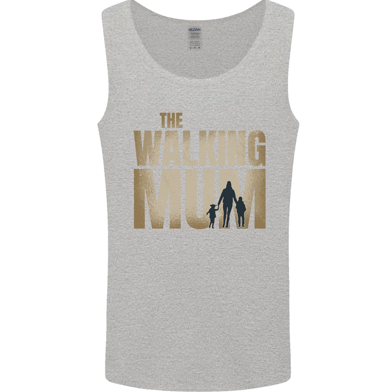 The Walking Mum Funny Mothers Day Mummy Mens Vest Tank Top Sports Grey