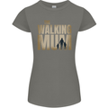 The Walking Mum Funny Mothers Day Mummy Womens Petite Cut T-Shirt Charcoal