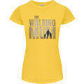 The Walking Mum Funny Mothers Day Mummy Womens Petite Cut T-Shirt Yellow