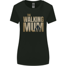 The Walking Mum Funny Mothers Day Mummy Womens Wider Cut T-Shirt Black