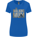 The Walking Mum Funny Mothers Day Mummy Womens Wider Cut T-Shirt Royal Blue