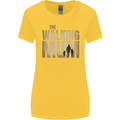 The Walking Mum Funny Mothers Day Mummy Womens Wider Cut T-Shirt Yellow