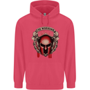 The Warrior Gym Spartan Helmet Bodybuilding Childrens Kids Hoodie Heliconia