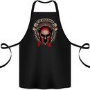 The Warrior Gym Spartan Helmet Bodybuilding Cotton Apron 100% Organic Black