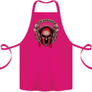 The Warrior Gym Spartan Helmet Bodybuilding Cotton Apron 100% Organic Pink