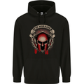 The Warrior Gym Spartan Helmet Bodybuilding Mens 80% Cotton Hoodie Black