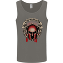 The Warrior Gym Spartan Helmet Bodybuilding Mens Vest Tank Top Charcoal