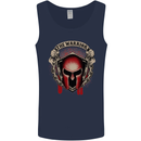 The Warrior Gym Spartan Helmet Bodybuilding Mens Vest Tank Top Navy Blue