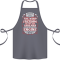 The Wind In Your Hair Funny Biker Motorbike Cotton Apron 100% Organic Steel