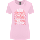 The Wind In Your Hair Funny Biker Motorbike Womens Wider Cut T-Shirt Light Pink